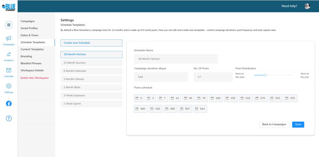 Flexible Scheduling with the best social media scheduler