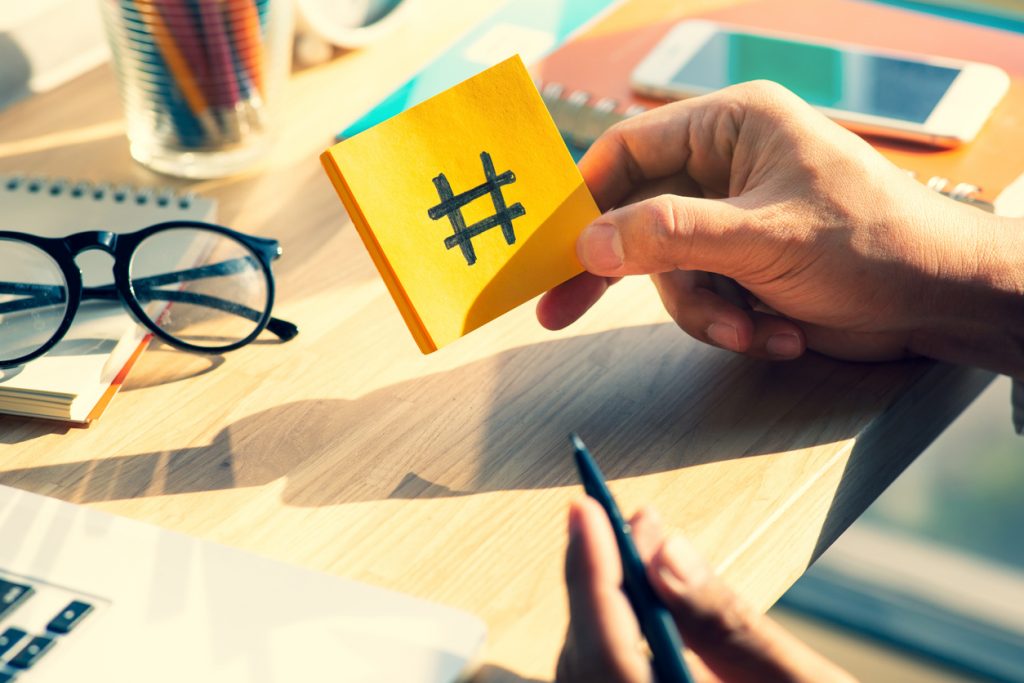 Use creative hashtags on Twitter